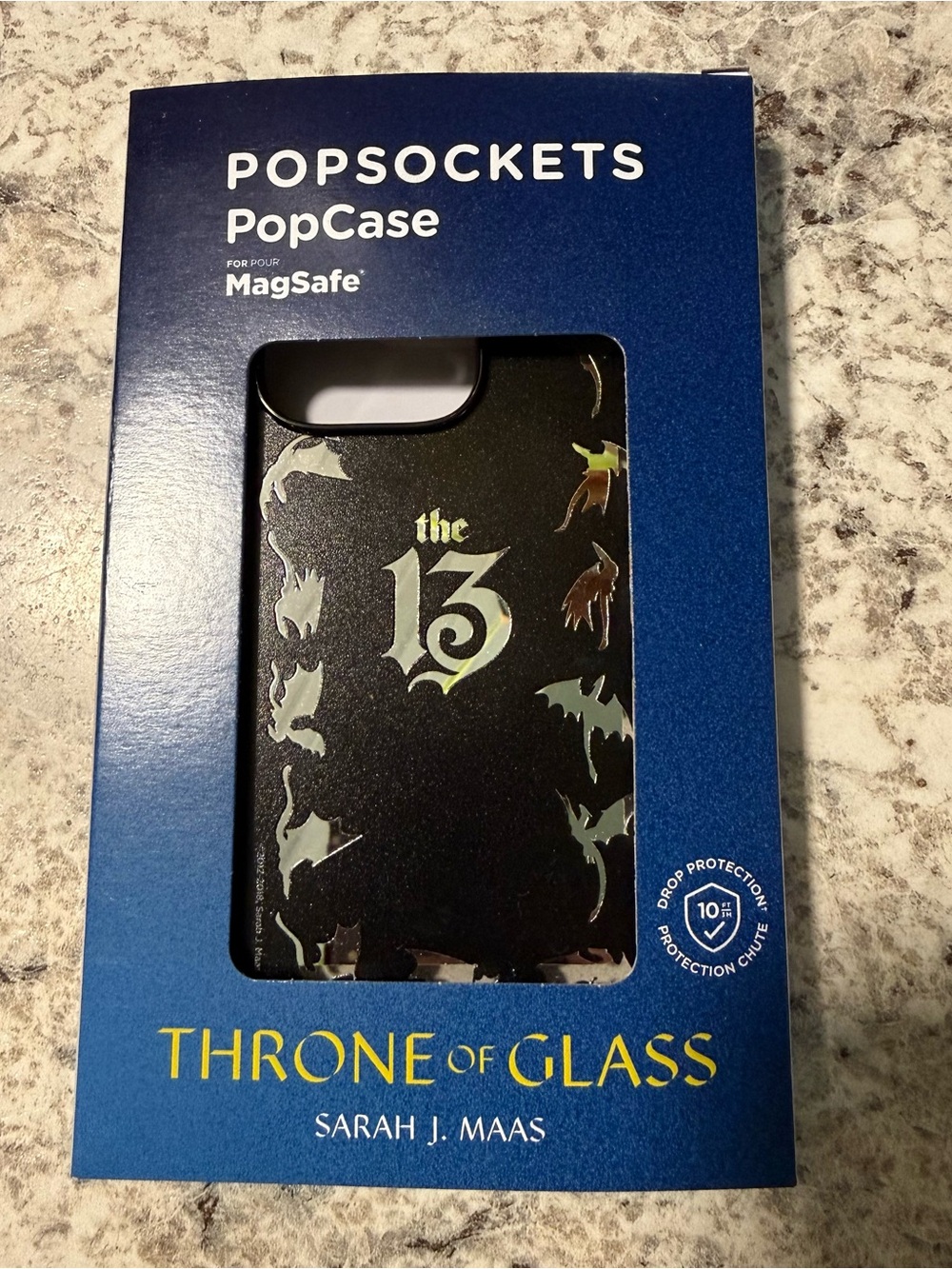 PopSocket Throne of Glass The 13 Black Mirror IPhone 16 Pro Case - Brand New! 🖤